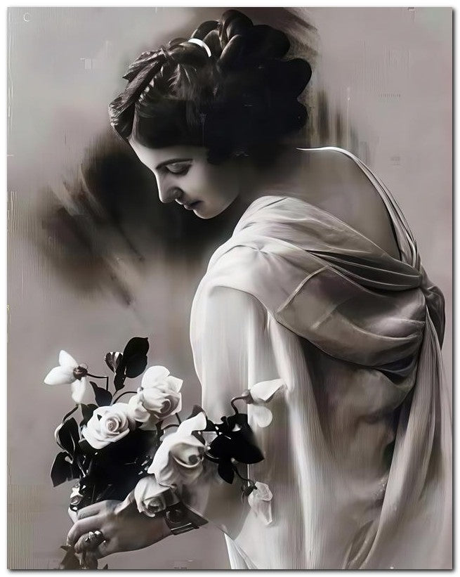 French Belle Epoque Fashion 1910 Classic Lady 8x10 Photo Print 23052502020