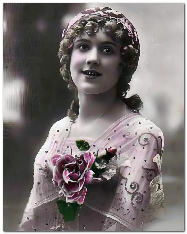 French Belle Epoque Fashion 1910 Curls galore 8x10 Photo Print 23052502039