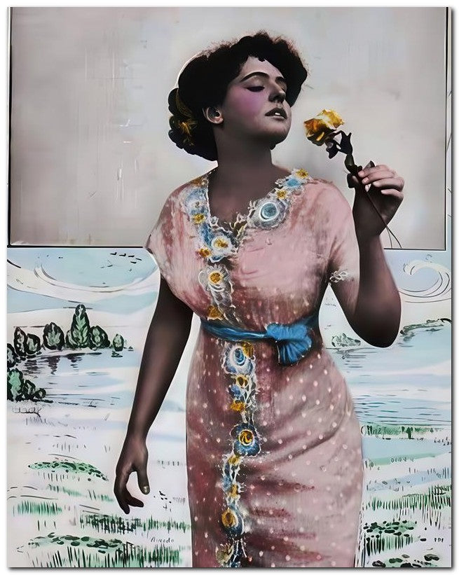 French Belle Epoque Fashion 1910 Deco Cute 8x10 Photo Print 23052502052