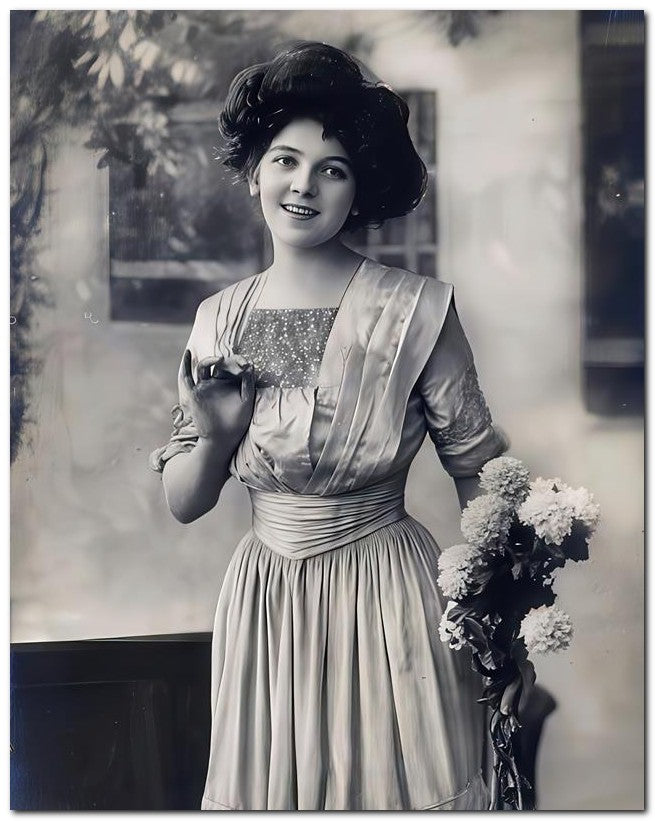 French Belle Epoque Fashion 1910 Garden 8x10 Photo Print 23052502138