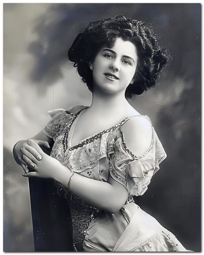 Belle Epoque Fashion 1910 Greenaceful Lady 8x10 Photo Print 23052502154