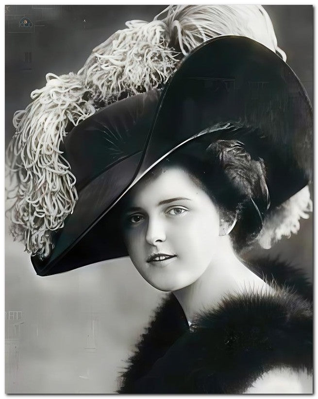 French Belle Epoque Fashion 1910 Hat Beauty 8x10 Photo Print 23052502168