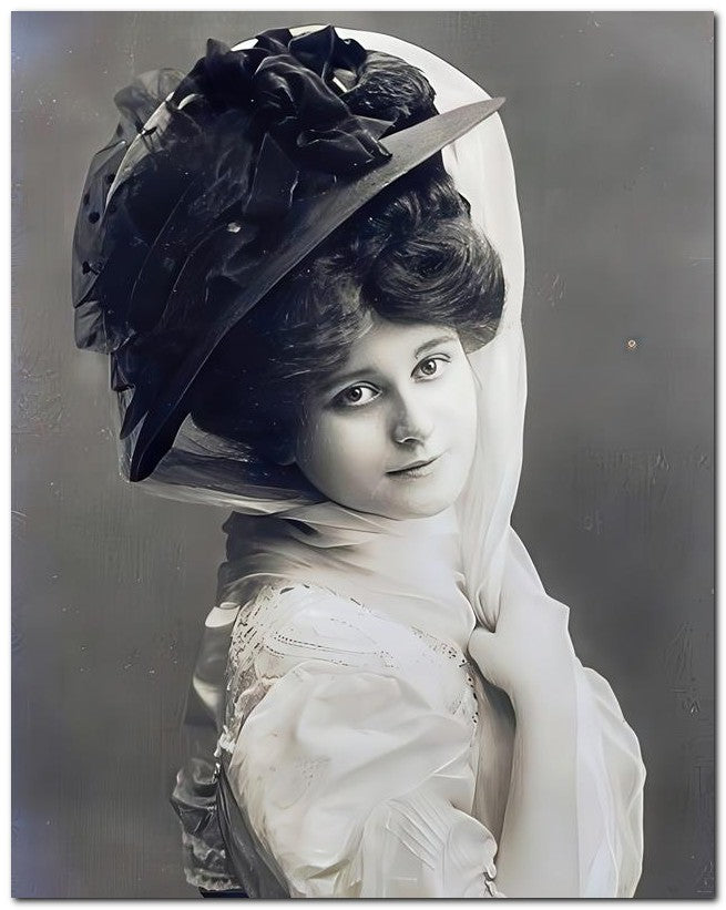 French Belle Epoque Fashion 1910 Hold Ties 8x10 Photo Print 23052502198