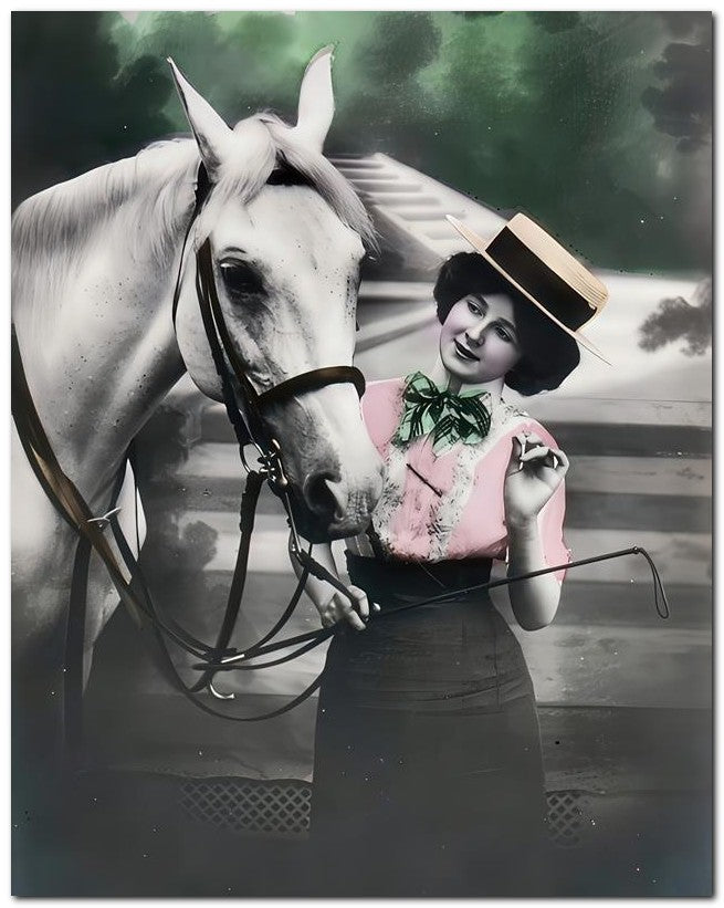 French Belle Epoque Fashion 1910 Horse Trainer 8x10 Photo Print 23052502205