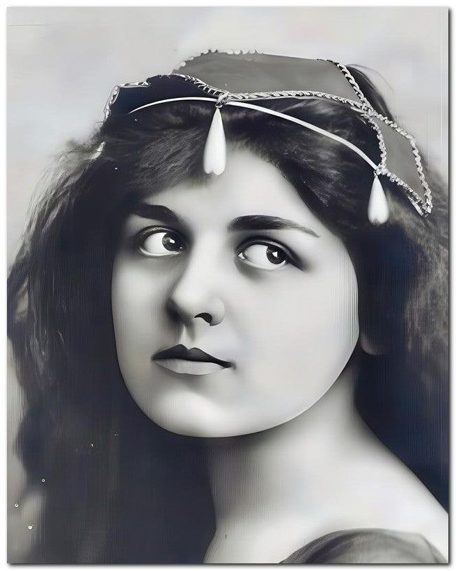 French Belle Epoque Fashion 1910 Jewel Hat 8x10 Photo Print 23052502214