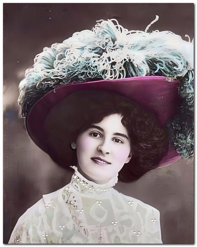 French Belle Epoque Fashion 1910 Lace Blouse 8x10 Photo Print 23052502219