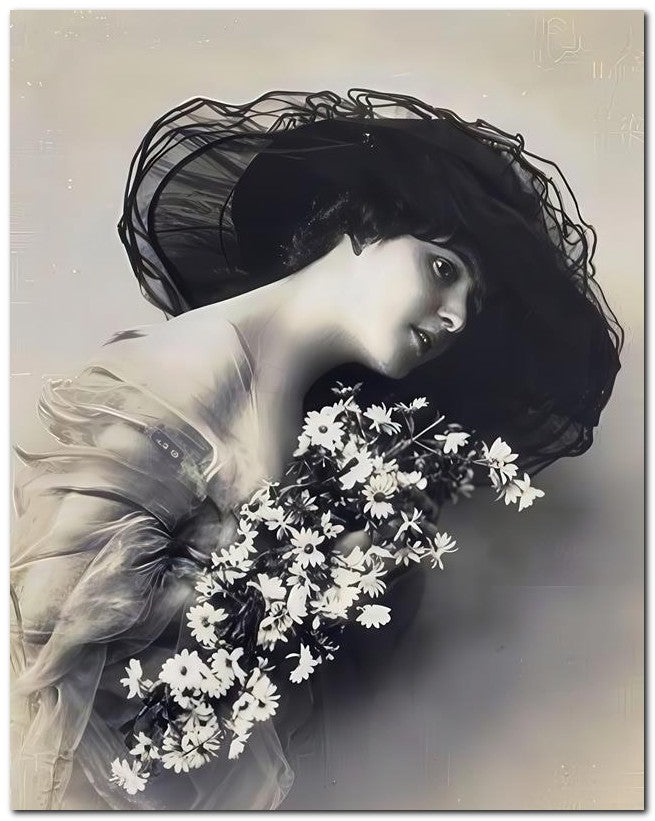 French Belle Epoque Fashion 1910 Lace Hat 6 8x10 Photo Print 23052502230