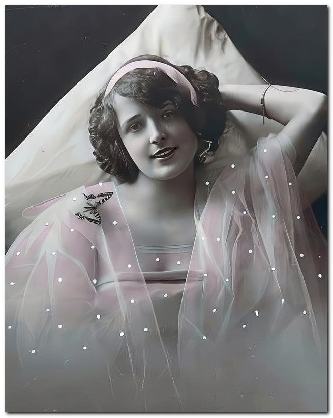 French Belle Epoque Fashion 1910 Lady Butterfly 8x10 Photo Print 23052502240