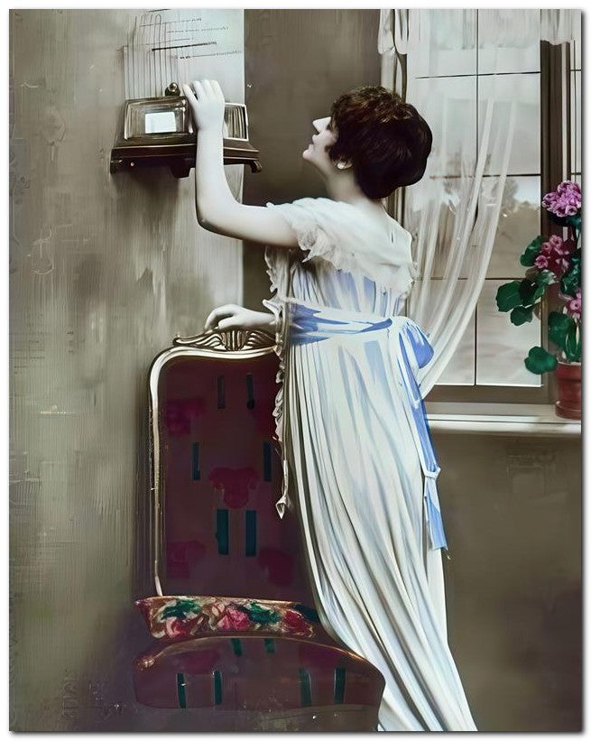 French Belle Epoque Fashion 1910 Lady Reach 8x10 Photo Print 23052502265