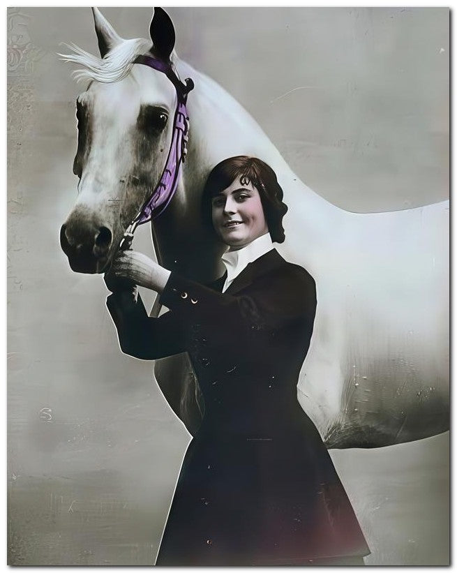 Belle Epoque Fashion 1910 Lady White Beauty 8x10 Photo Print 23052502274