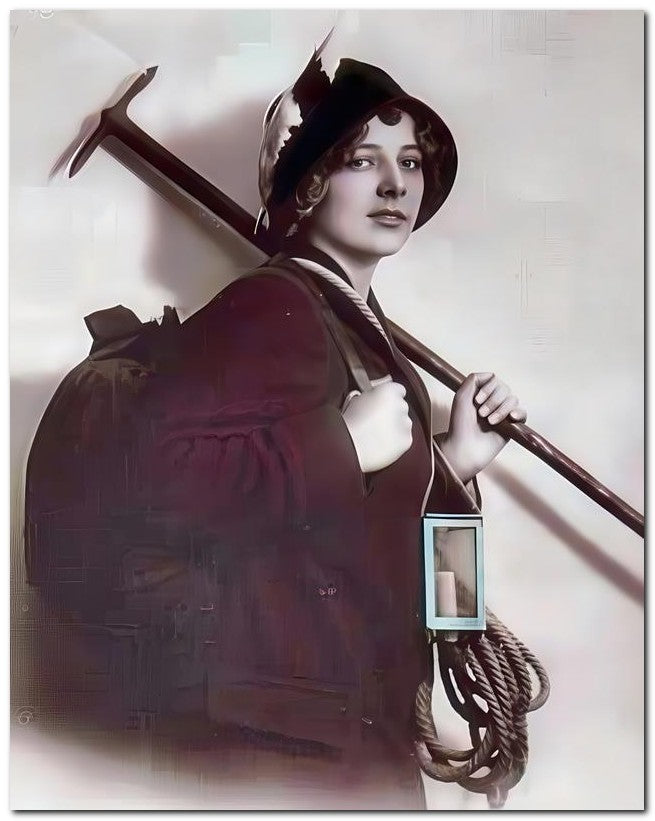 Belle Epoque Fashion 1910 Mountain Climber 8x10 Photo Print 23052502353