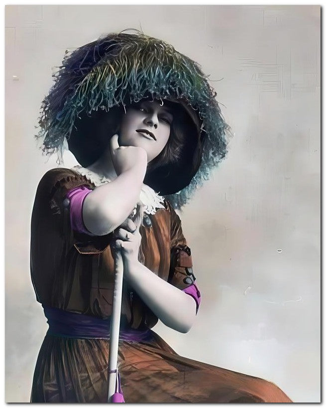 French Belle Epoque Fashion 1910 Parasol 8x10 Photo Print 23052502389
