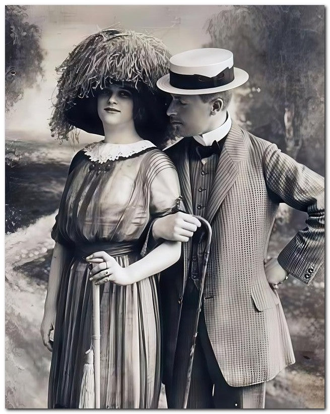 French Belle Epoque Fashion 1910 Parasols 8x10 Photo Print 23052502390