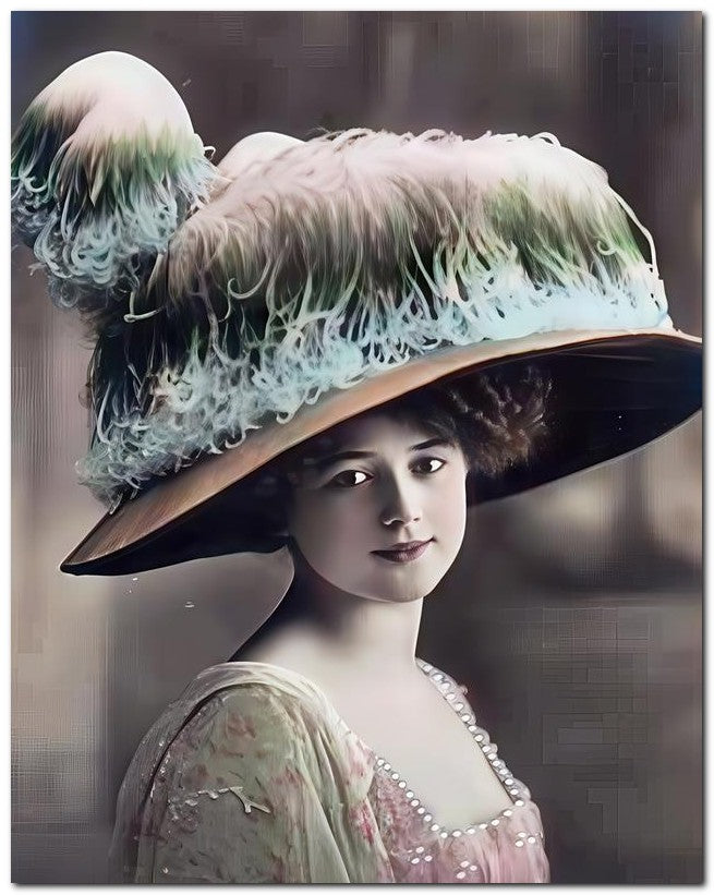 French Belle Epoque Fashion 1910 Pastel Hat_1 8x10 Photo Print 23052502397