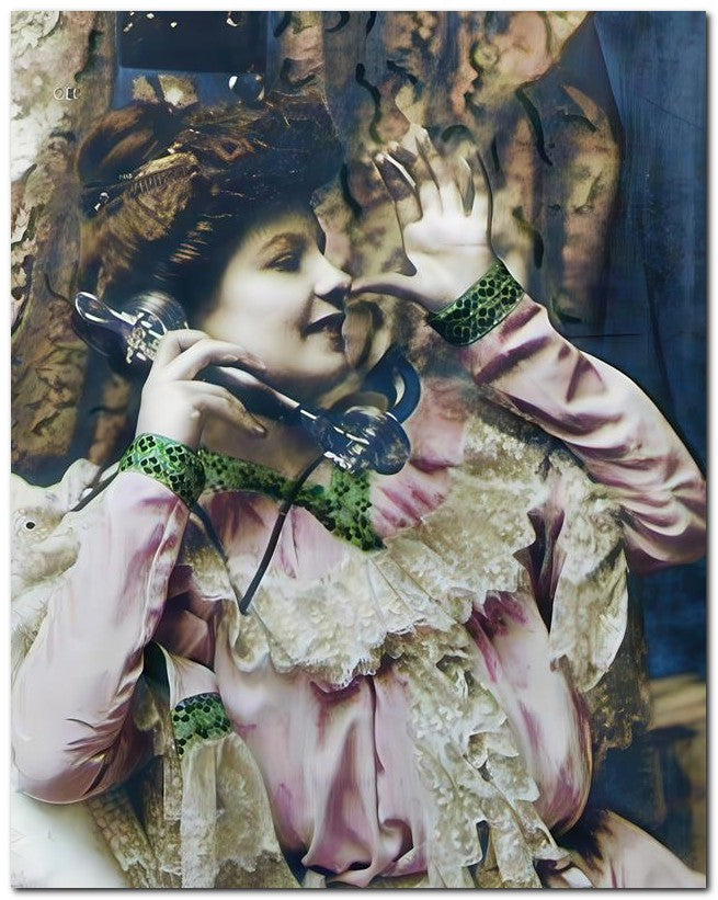 French Belle Epoque Fashion 1910 Phone Thumb 8x10 Photo Print 23052502411