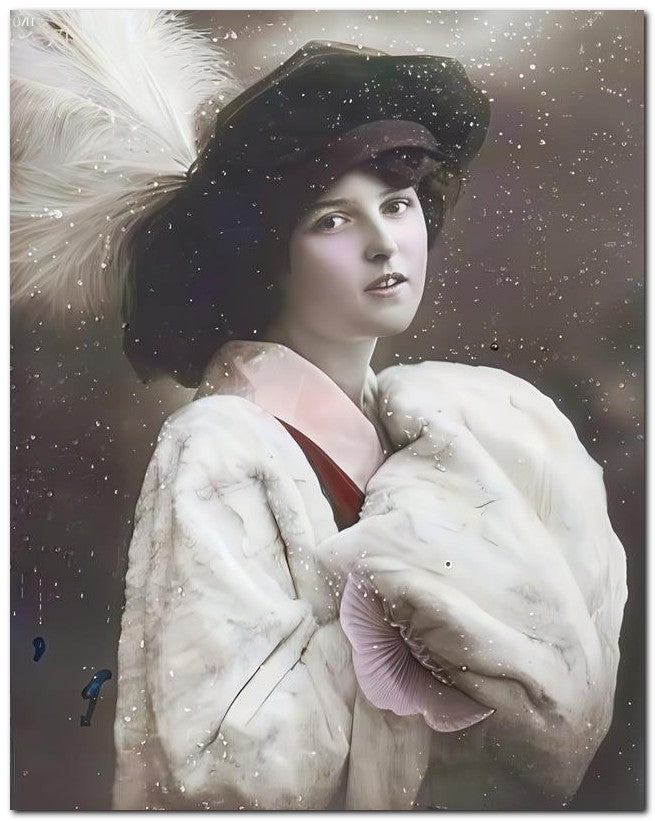French Belle Epoque Fashion 1910 Pink White 8x10 Photo Print 23052502427