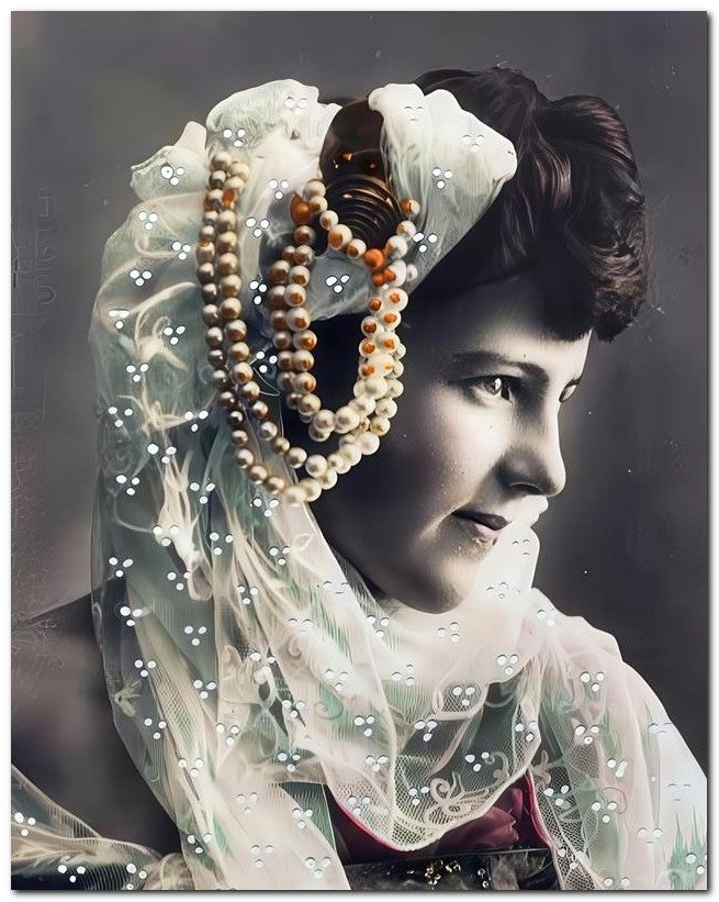 French Belle Epoque Fashion 1910 Profile 8x10 Photo Print 23052502459