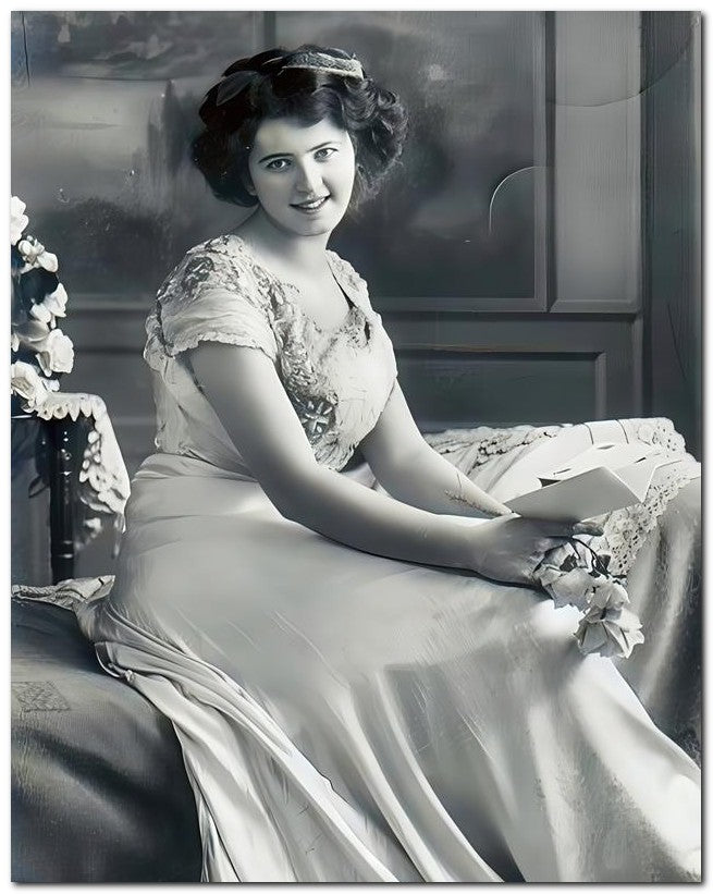 Belle Epoque Fashion 1910 Read Love Letter 8x10 Photo Print 23052502468