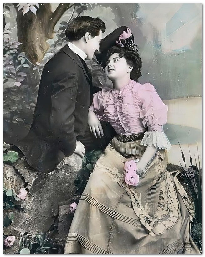 French Belle Epoque Fashion 1910 Romantic 8x10 Photo Print 23052502484