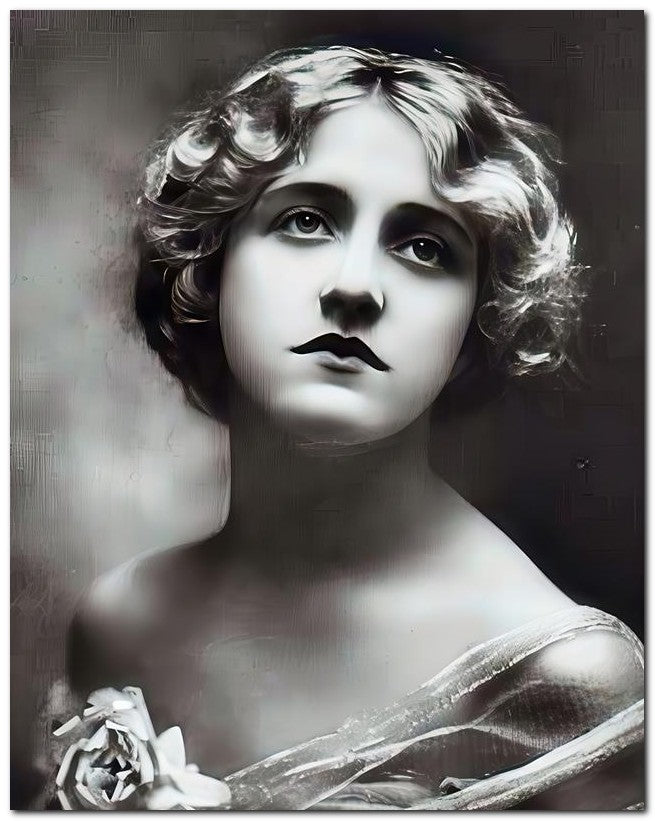 French Belle Epoque Fashion 1910 Serious Miss 8x10 Photo Print 23052502511