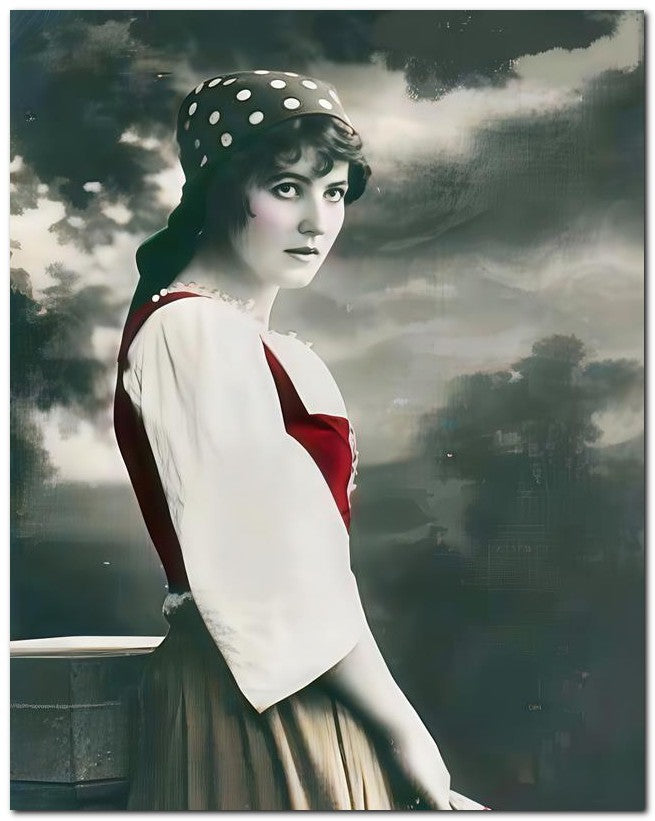 French Belle Epoque Fashion 1910 Slumped 8x10 Photo Print 23052502523