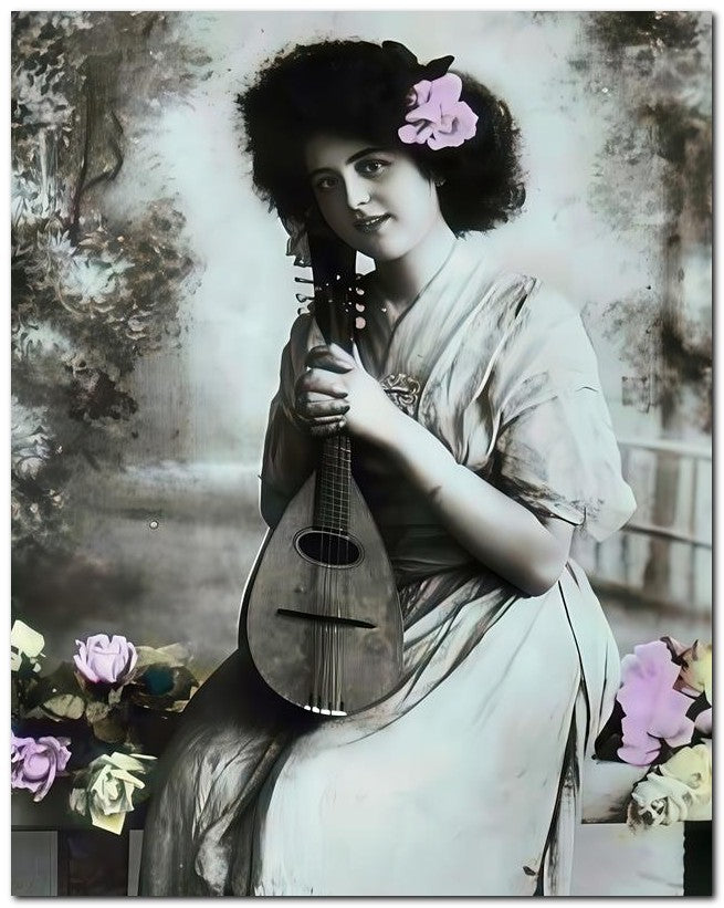French Belle Epoque Fashion 1910 Song Of Love 8x10 Photo Print 23052502533