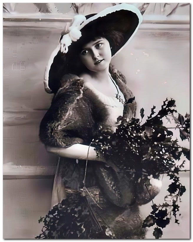 French Belle Epoque Fashion 1910 Tilt Head 8x10 Photo Print 23052502557