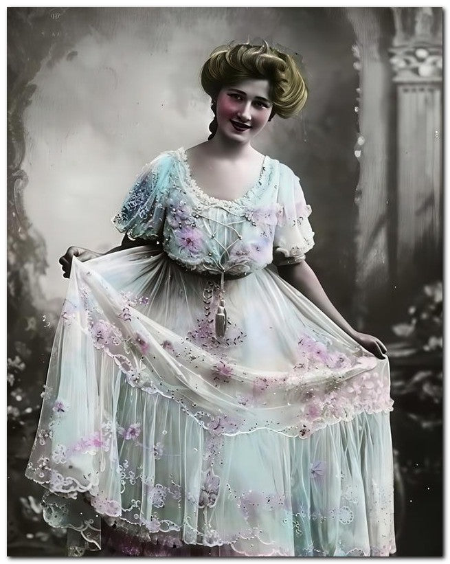 French Belle Epoque Fashion 1910's Show Off 8x10 Photo Print 23052502625