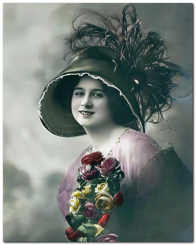 French Belle Epoque Fashion 1911 Fashion Lady 8x10 Photo Print 23052502671