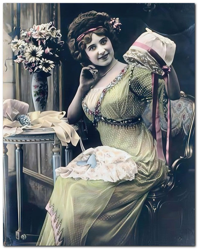 French Belle Epoque Fashion 1911 Making Hats 8x10 Photo Print 23052502688