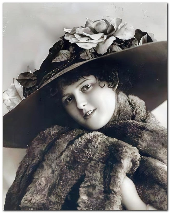 French Belle Epoque Fashion 1913 Dark Muff 8x10 Photo Print 23052502768