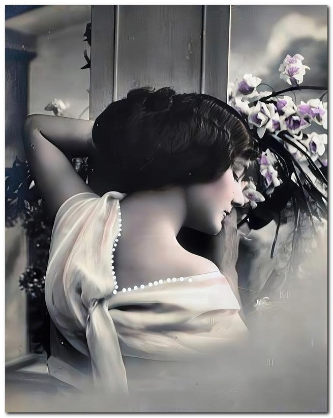 French Belle Epoque Fashion 1918 In Thought 8x10 Photo Print 23052502891