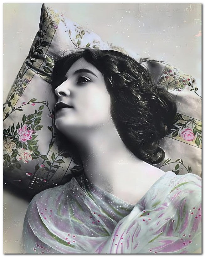 French Belle Epoque Fashion 1919 Pretty Pillow 8x10 Photo Print 23052502899