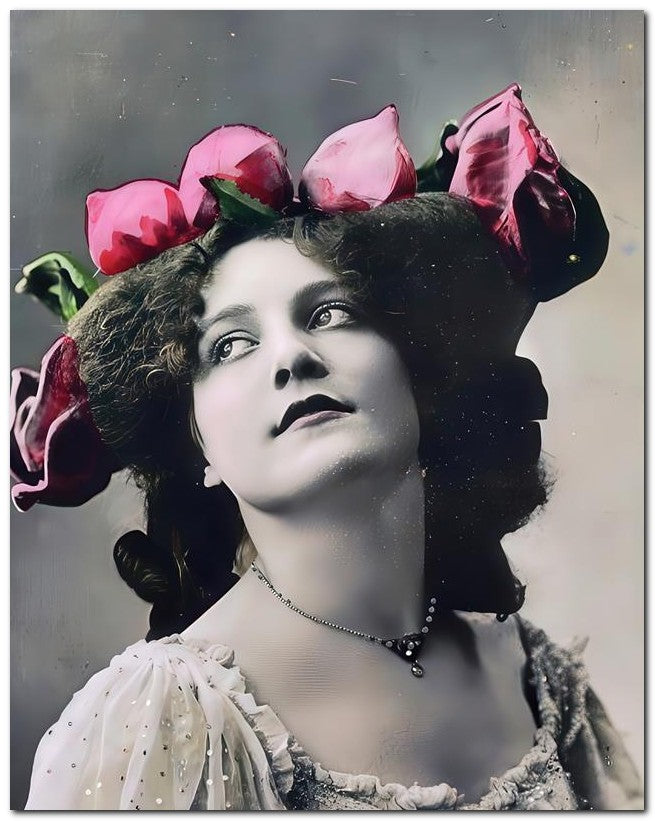 Belle Epoque Fashion C 1908 Edwardian Striking Beauty 8x10 Photo 23052502912