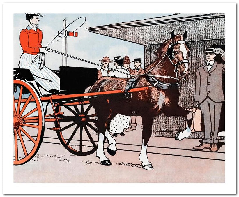 Edward Penfield 8x10 Fine Art Print 25032500644