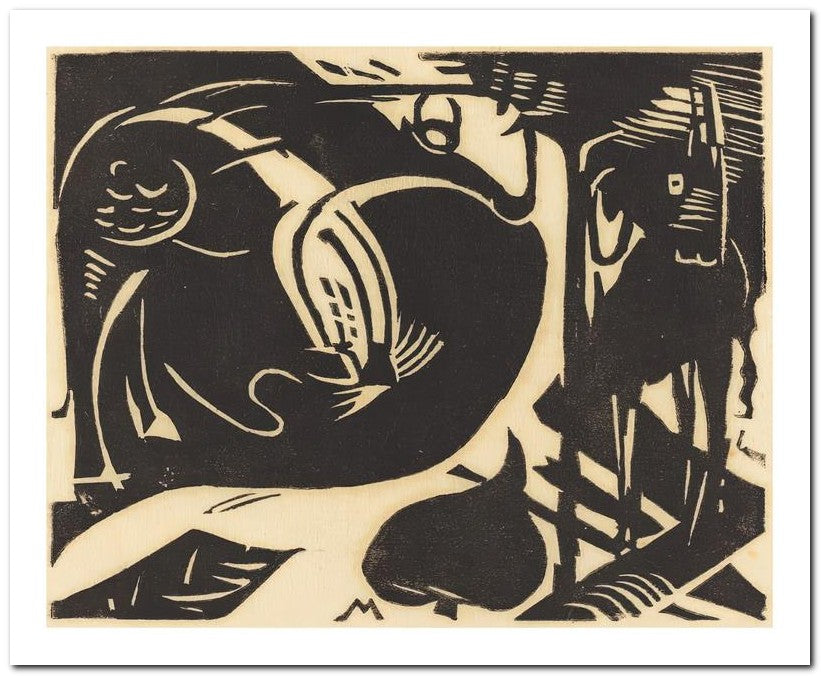 Franz Marc 8x10 Fine Art Print 25032500744