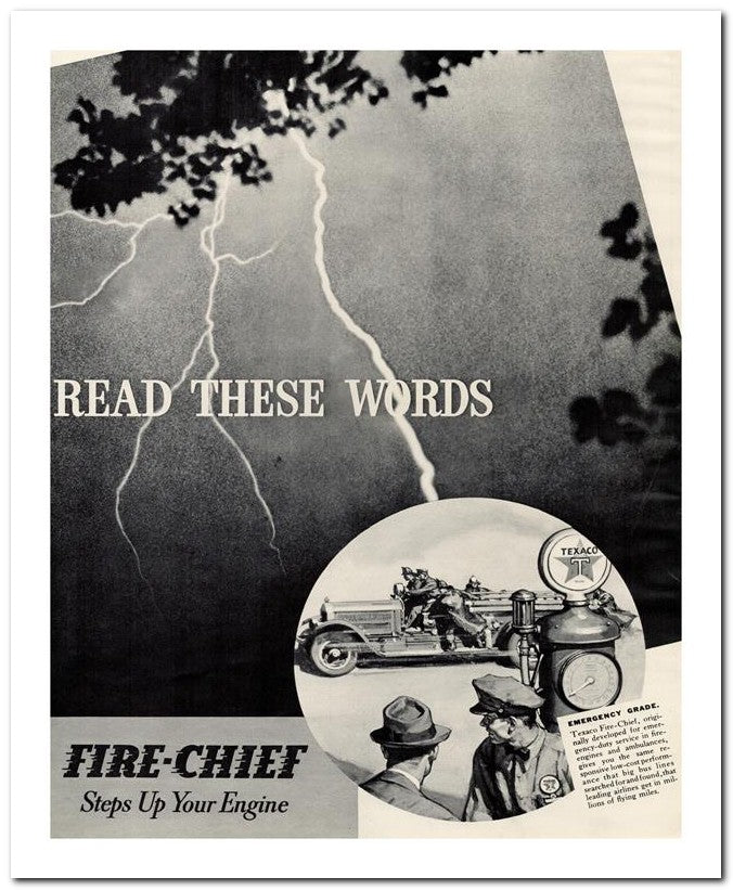 8x10 Vintage Ad 1936 Read These Words 02062500008