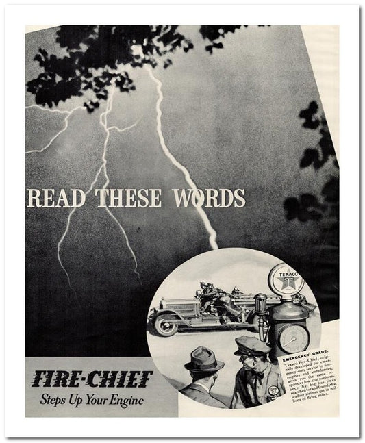 8x10 Vintage Ad 1936 Read These Words 02062500008