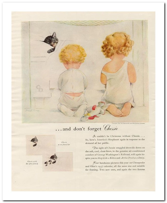 8x10 Vintage Ad 1936 And Don't Forget 02062500009