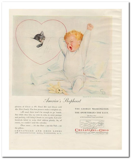 8x10 Vintage Ad 1936 America's Sleepheart 02062500010