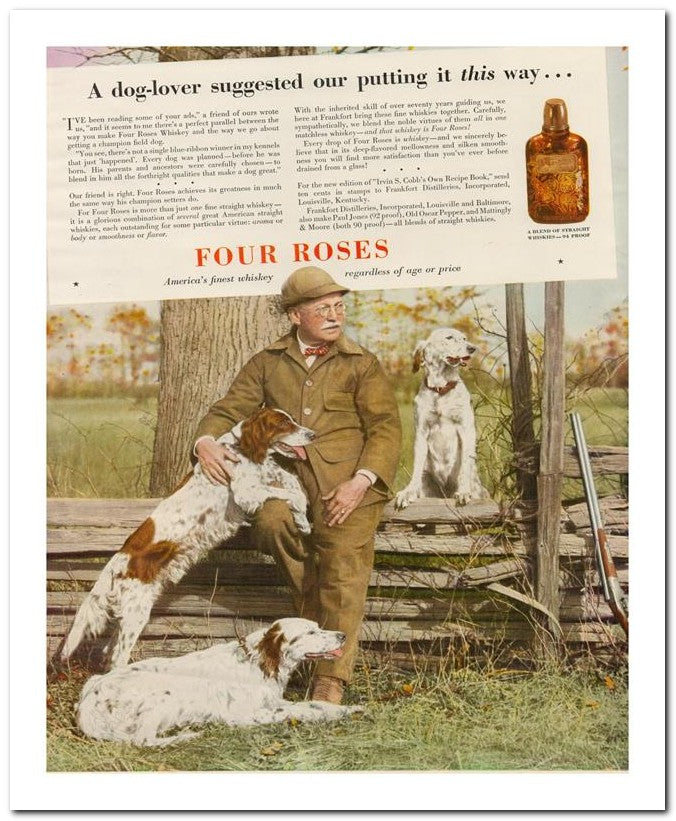 8x10 Vintage Ad 1936 Four Roses 02062500014