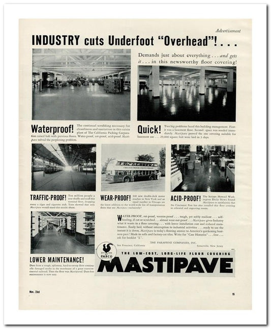 8x10 Vintage Ad 1936 Mastipave 02062500018
