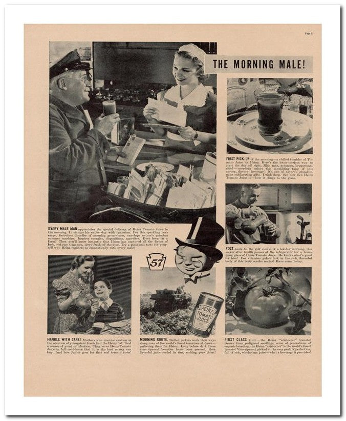 8x10 Vintage Ad 1938 The Morning Male 02062500026
