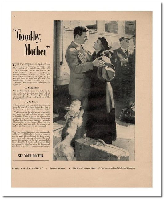 8x10 Vintage Ad 1938 Goodby 02062500027