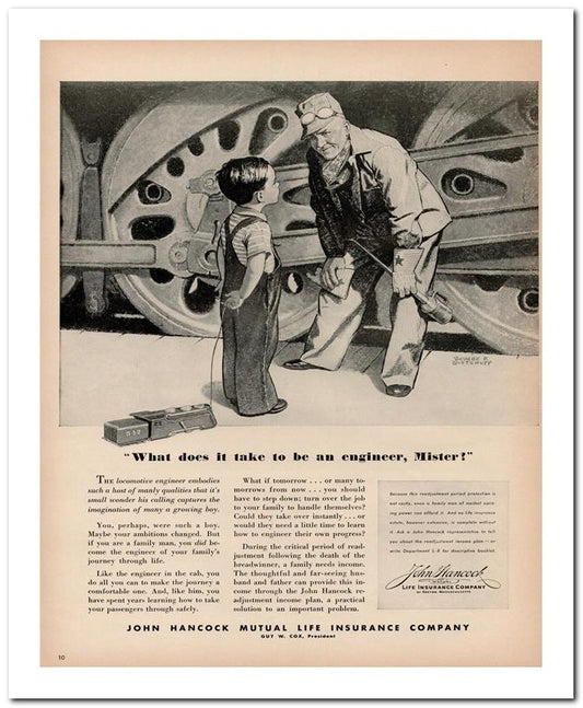 8x10 Vintage Ad 1939 What Does It Take To Be An Engineer Mister 02062500087