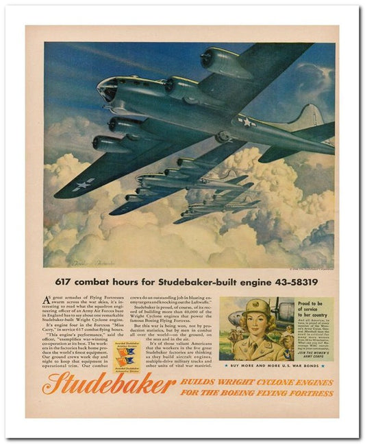 8x10 Vintage Ad 1944 Studebaker 02062500122