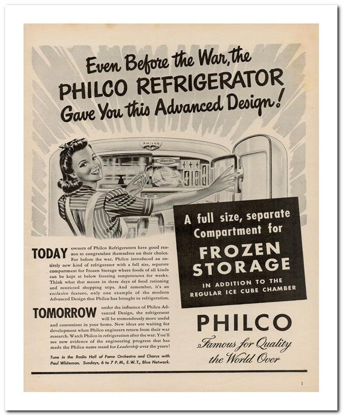 8x10 Vintage Ad 1944 Gave You Ad Vanced I 02062500149