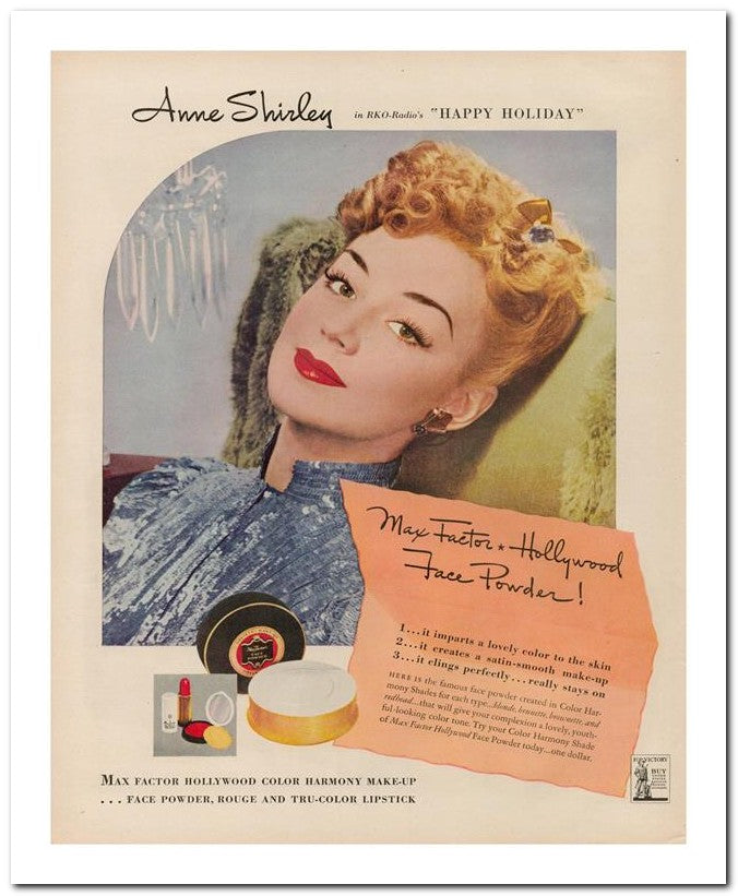 8x10 Vintage Ad 1944 Anne Shirley 02062500154