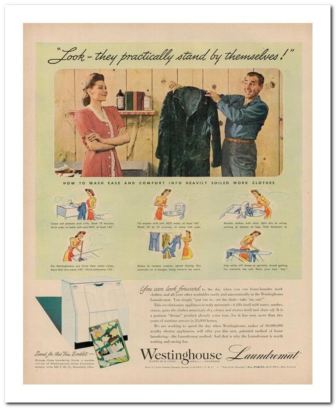 8x10 Vintage Ad 1944 Look They Practically Stand By Themselves 02062500168