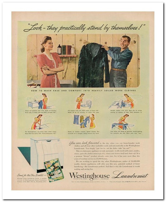 8x10 Vintage Ad 1944 Look They Practically Stand By Themselves 02062500168